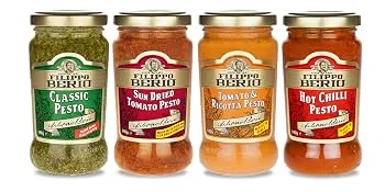 Filippo Berio Classic Green Pesto 190gr Classic 190 g (Pack of 1) - pesto