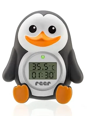 Reer Cute Underwater World Baby Bath Thermometer Child Safe Bath Thermometer - Penguin - Bath thermometer