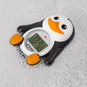 Reer Cute Underwater World Baby Bath Thermometer Child Safe Bath Thermometer - Penguin - Bath thermometer