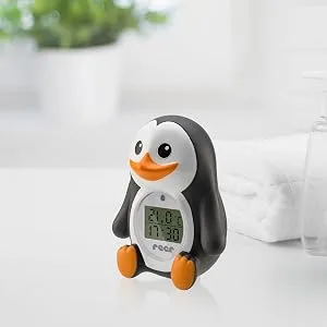 Reer Cute Underwater World Baby Bath Thermometer Child Safe Bath Thermometer - Penguin - Thermometer
