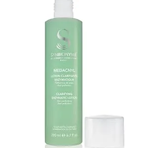 Synbionyme Cleansing Enzymatic Gentle Skin Perfecting Exfoliating Lotion 200 ml Bottle - Lotion cap on the right