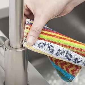 Kilo LSET18 Non-Scratch Scourer Purpose Environmentally Friendly Scrubby Multi Colour Set of 2 One Size 17x13cm 17x13cm Set of 2 - LSET20