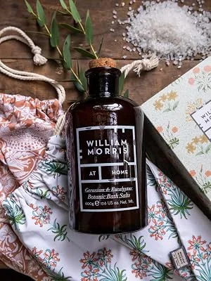William Morris At Home Useful & Beautiful Botanic Bath Salts 600g - William Morris At Home Bath Salts