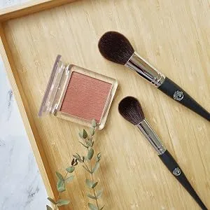 ENERGY Large-tapered Flame Shape Highlighter Brush Makeup Brush for Cheekbone Brow Bone Nose-M210 8.1g Black - product information 5