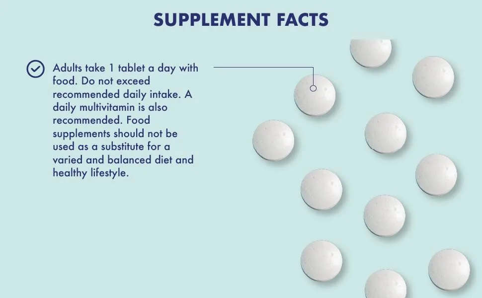 Higher Nature - Zinc - Immune System Cognitive Function & Fertility Support - Gluten Free - Vegetarian & Vegan - 90 Tablets - Zinc 90