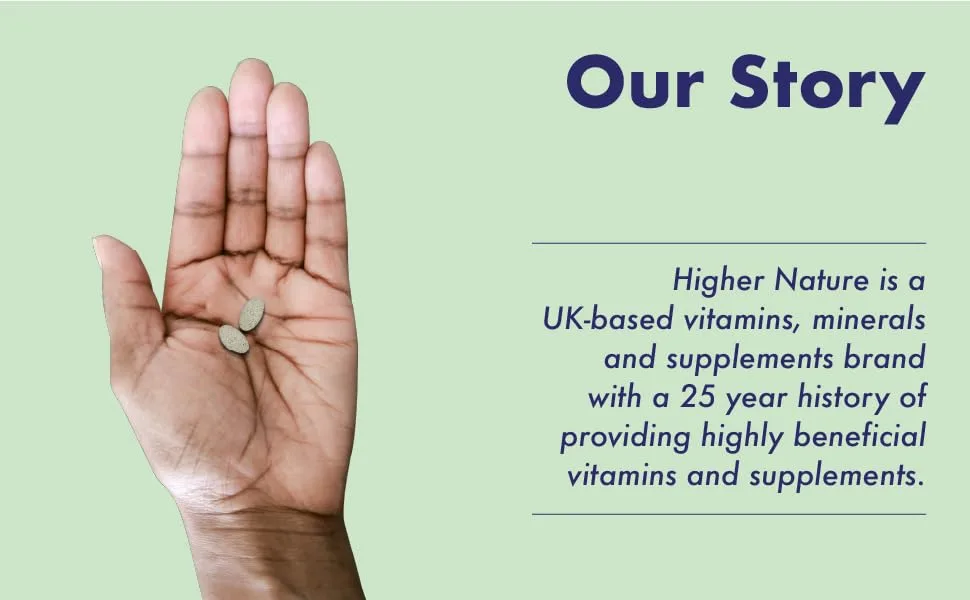 Higher Nature - Bio Minerals - Plant Based Complex - Multimineral Supplement - Vegetarian & Vegan - 90 Tablets - Our Story