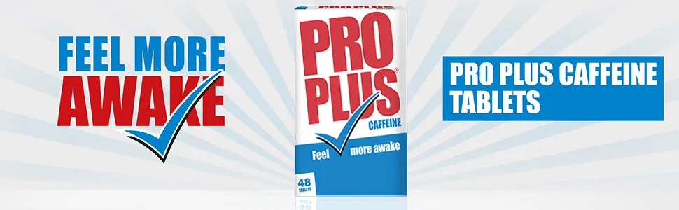 PRO PLUS 48 tablets - Caffeine Tablets - Sugar Free 48 Count (Pack of 1) - Pro Plus 48 pack