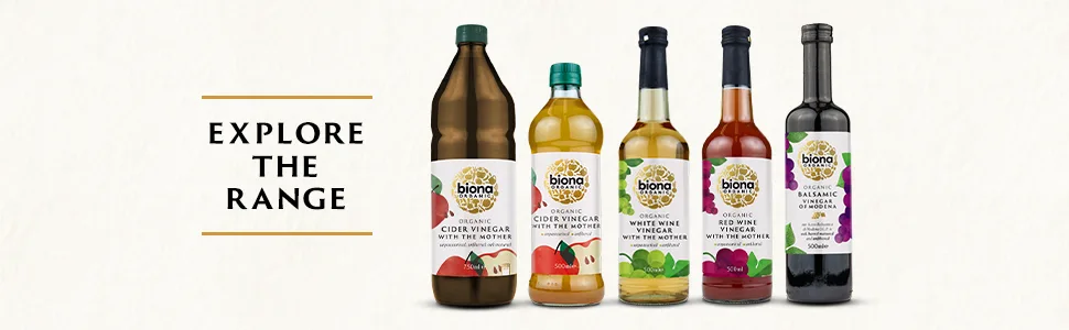 Biona Organic Cider Vinegar 750ml Apple Honey Cider Vinegar 750ml - Explore the range