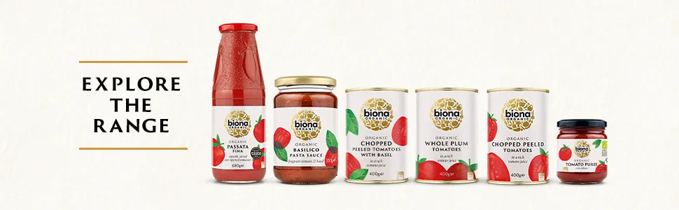 Biona Organic Chopped Peeled Tomatoes 400g Tomato 400 g (Pack of 1) - Explore the range