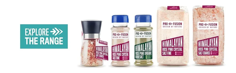 Profusion Organic Himalayan Rose Pink Salt Rocks 1 kg 1 kg (Pack of 1) - Explore the range