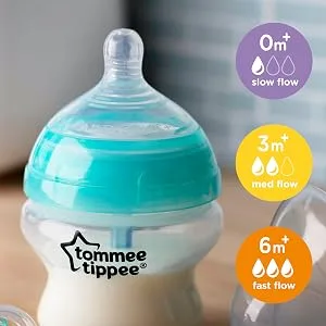 Tommee Tippee Closer to Nature Teats Anti Colic Fast Flow (2 Pieces ) - AAC Teats