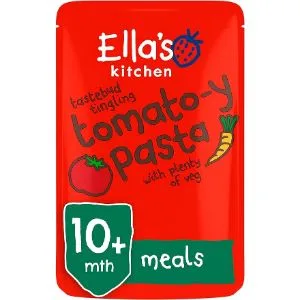 Ella's Kitchen Organic Tomato-y Pasta with Plenty of Veggies 10 Months 190g large Tomato Pasta and Vegetable - product information 2