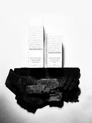 Nanogen Hair Fibres 15 g Medium Brown Medium Brown 15 g (Pack of 1) - topimage fibre
