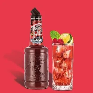 Finest Call Strawberry Puree 1 Litre 1 l (Pack of 1) Strawberry Puree - Finest Call Raspberry