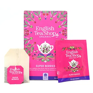 English Tea Shop - Chocolate Rooibos & Vanilla - 20 Tea Bag Sachets 40 g 1 20 Count (Pack of 1) - Sasd