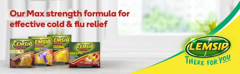 Lemsip Max Honey&Ginger 10 Sachets 10 Count (Pack of 1) - Lemsip