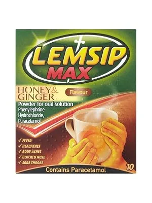 Lemsip Max Honey&Ginger 10 Sachets 10 Count (Pack of 1) - Lemsip