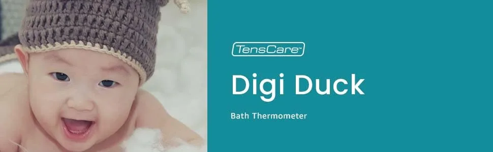 TensCare Digi Duckling Digital Water LCD Thermometer and Baby Bath Time Toy yellow Digi Duck - Bath Thermometer - Digi Duck