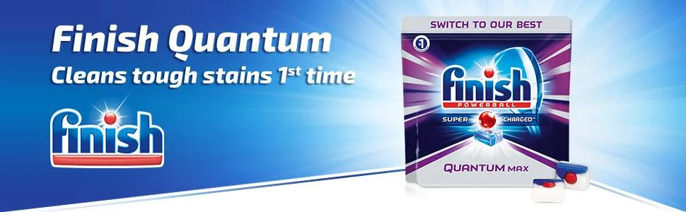 Finish Dishwasher Tablets Quantum Max 60 Tablets 60 Count (Pack of 1) - product information 1