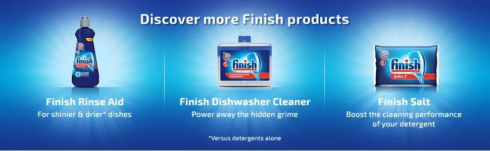 Finish Dishwasher Tablets Quantum Max 60 Tablets 60 Count (Pack of 1) - product information 8