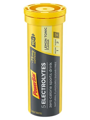 Powerbar 5 Electrolytes Raspberry Pomegranate 12x10Tabs - Effervescent tabs providing the electrolytes - POWERBAR 5ELECTROLYTES