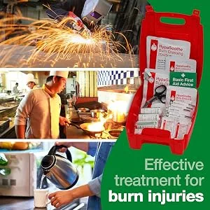 Safety First Aid Group Evolution HypaSoothe Burns First Aid Kit Medium - Fully Stocked - K575