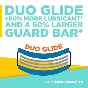 WILKINSON SWORD - Xtreme 3 For Men | Ultimate Comfort | 4 x Disposable Razors 4 Count (Pack of 1) - Duo glide