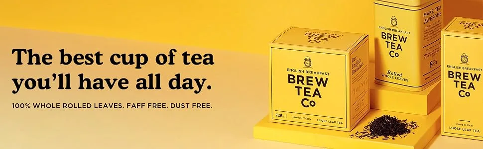 Brew Tea Co - Decaffeinated Ceylon Loose Leaf Tea - Chocolatey & Sweet - 113g - Brew Tea Co - The best cup of tea you&amp;amp;#39;ll have all day
