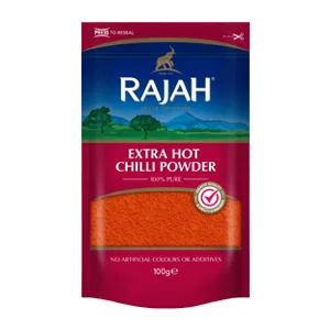 Rajah Extra Hot Chilli Powder 100g - Spices indian spices Rajah Spices Chilli powder coriander powder garam masala