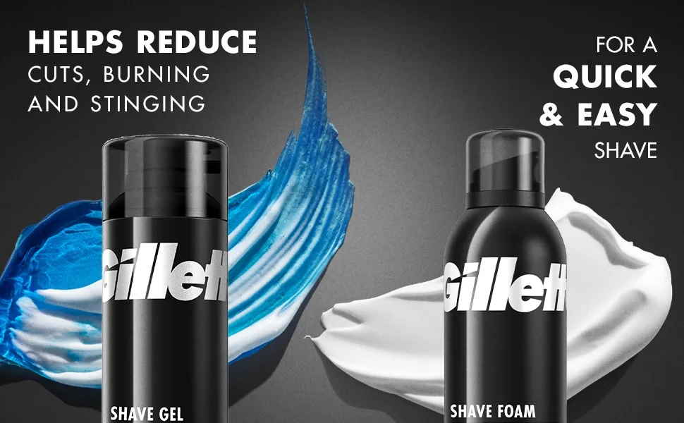 Gillette Series Sensitive Shaving Gel For Men 200 ml Soothes Hydrates & Protects Against Irritation - gilette