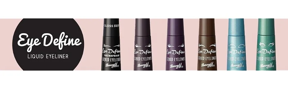 Barry M Cosmetics Eye Define Liquid Eyeliner Cocoa - product information 1