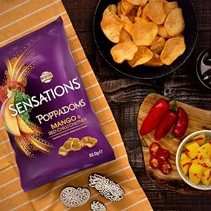 Sensations Mexican Smoked Chilli Coated Sharing Peanuts 150g 150 g (Pack of 1) Single - Sensations Poppadoms Crisps Snacks