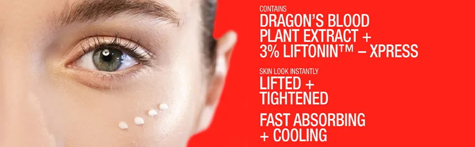 Balance Active Formula Dragons Blood Instant Eye Lift Balm (15ml) - Firming & Tightening. Revitalising & Hydrating. - Dragon