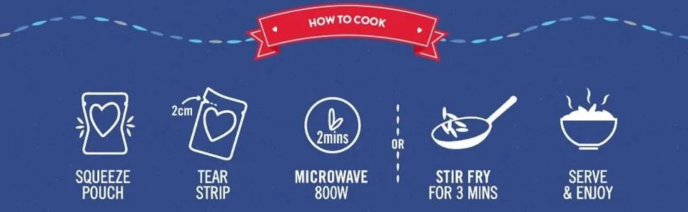 Tilda Microwave Sweet Chilli & Lime Basmati Rice 250g Single - rice, microwave rice