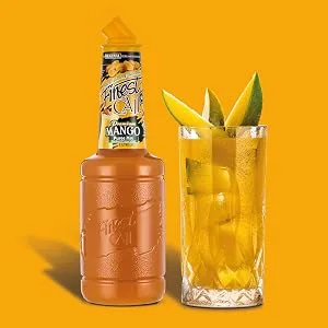 Finest Call PassionFruit Premium Fruit Puree for Cocktails Cooking & Baking 1 Litre 1.18 kg (Pack of 1) Passionfruit Puree - Finest Call Mango