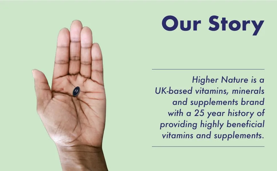 Higher Nature - Astaxanthin - For Skin & Eyes - Astaxanthin High Strength Supplement - Vegetarian & Vegan - 30 Capsules - Our Story