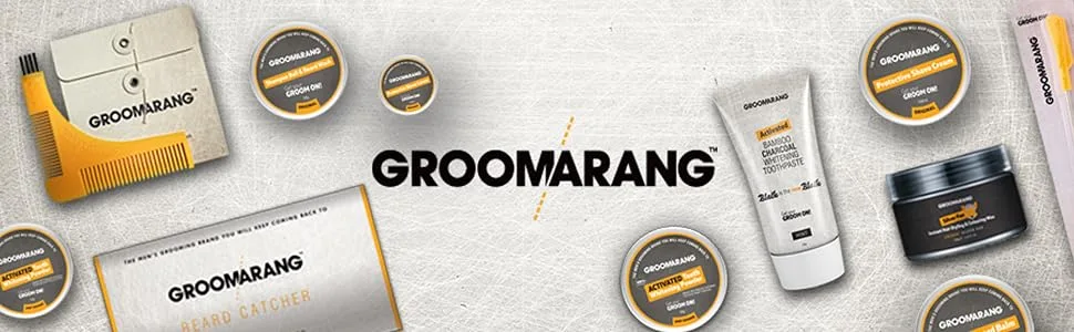 New Groomarang Beard Styling and Shaping Template Comb Tool Perfect Lines & Symmetry Shape Face Neck Line Fast And Easily. - product information 9