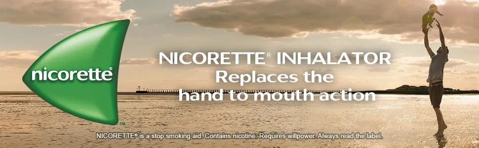 Nicorette Inhalator 15 mg 20 Cartridges (Stop Smoking Aid) - product information 1