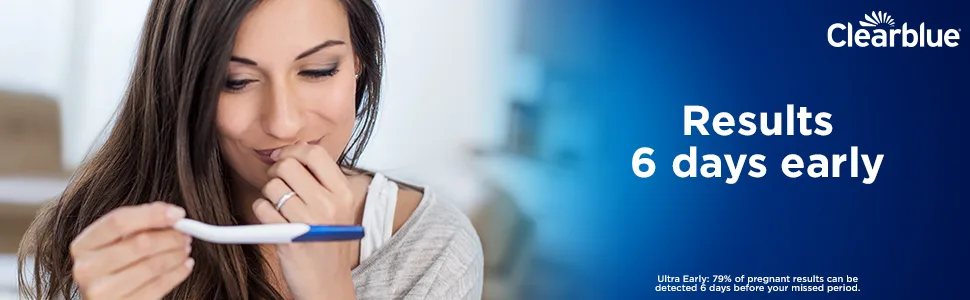 Clearblue Pregnancy Tests Early Detection Pregnancy Test Results 6 Days Early 99% Accurate Results 2 Digital Tests Packaging May Vary 2 Count (Pack of 1) 2 Tests - 6 Days Early - Results 6 days early