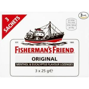 Fisherman's Friend Original Menthol & Eucalyptus 3 x 25g - product information 2
