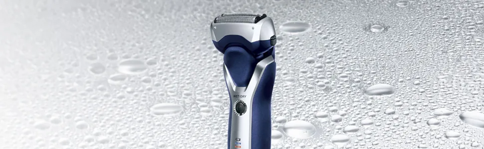 Panasonic ES-RT37 Wet and Dry Rechargeable Electric 3-Blade Shaver for Men (100-240 V) Grey Single - RT37