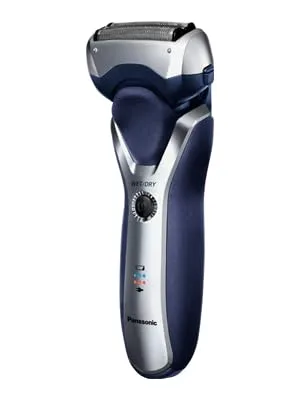 Panasonic ES-RT37 Wet and Dry Rechargeable Electric 3-Blade Shaver for Men (100-240 V) Grey Single - RT37 Shaver