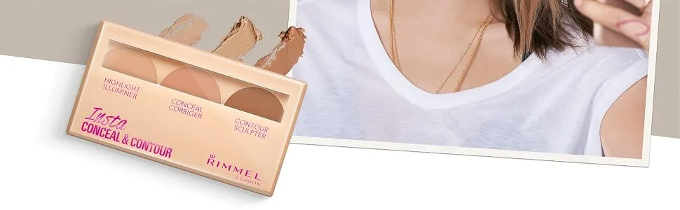 Rimmel London Insta Conceal & Contour Palette Dark - product information 2