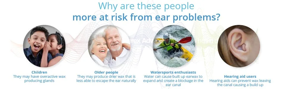 Earex Advance - removes hard ear wax- prevent ear wax build up - easy squeeze bottle - 12ml - Ear problems