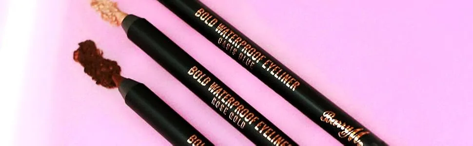 Barry M Cosmetics Bold Waterproof Eyeliner Rose Gold Pencil Rose Gold 1 Count (Pack of 1) - product information 2