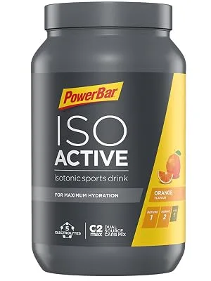 Powerbar Isoactive Lemon 600g - Isotonic Sports Drink - 5 Electrolytes + C2MAX Lemon 600 g (Pack of 1) - isoactive
