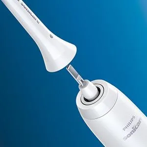 Philips Sonicare W2 Optimal White (was DiamondClean) interchangeable sonic brush heads HX6064/12 4-pack Standard size Click-on BrushSync mode pairing White 4 Count (Pack of 1) - product information 4