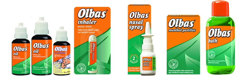 Olbas Nasal Spray 20ml - Olbas Product Range Image