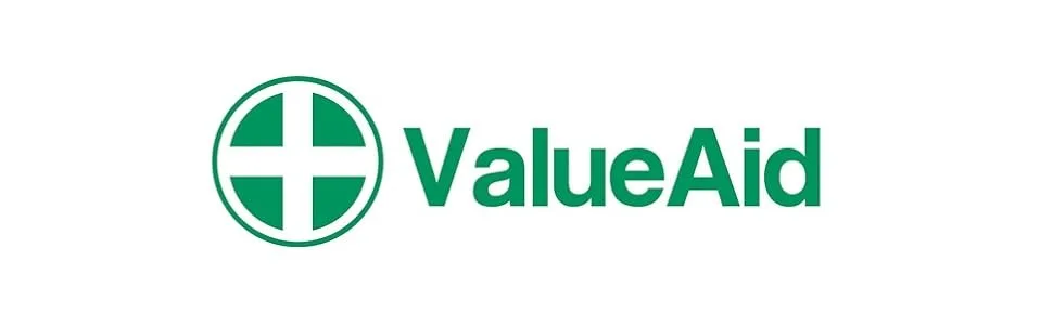 Value Aid Crepe Bandage - 5cm x 4.5m - Single 5x45 cm (Pack of 1) - Value Aid Logo