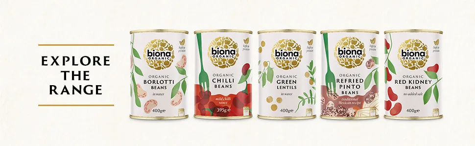 Biona Organic Mixed Beans 400g 1 400 g (Pack of 1) - 2975 - BIONA Mixed Beans 400g Explore